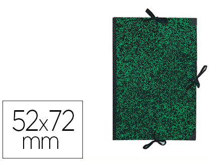 PASTA DE DESENHO CANSON CLASSIC 52X72 CM COM LACOS MARMORE VERDE