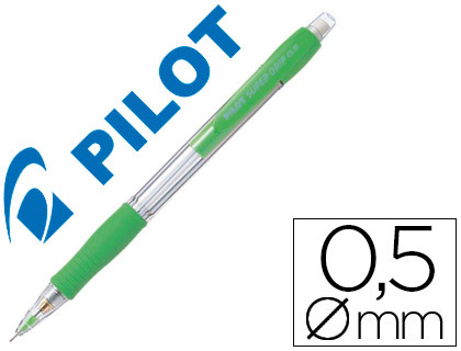 LAPISEIRA PILOT SUPER GRIP VERDE CLARO 0,5 MM PEGA DE BORRACHA