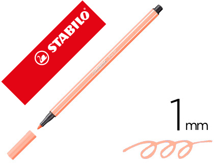 MARCADOR STABILO AGUARELAVEL PEN 68 PELE CLARO 1 MM