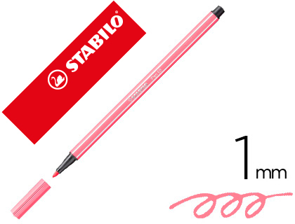 MARCADOR STABILO AGUARELAVEL PEN 68 PELE ESCURO 1 MM