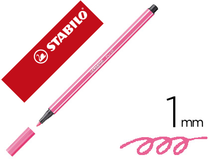 MARCADOR STABILO AGUARELAVEL PEN 68 HELIOTROPO 1 MM