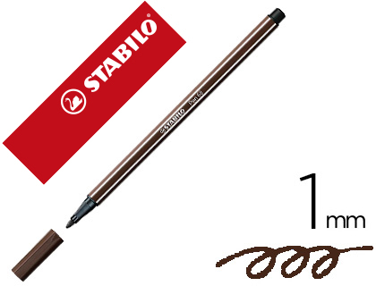 MARCADOR STABILO AGUARELAVEL PEN 68 SOMBRA 1 MM