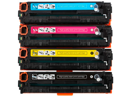 TONER CLOVER COMPATIVEL HP LASERJET CP2020 / CP2025 MULTIPACK PRETO / AMARELO / CIAN / MAGENTA
