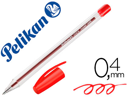 ESFEROGRAFICA PELIKAN STICK SUPER SOFT VERMELHO