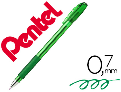 ESFEROGRAFICA PENTEL BX487 COM TAMPA COR VERDE