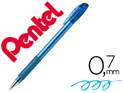 ESFEROGRAFICA PENTEL BX487 COM TAMPA COR AZUL CEU