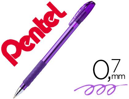 ESFEROGRAFICA PENTEL BX487 COM TAMPA COR VIOLETA