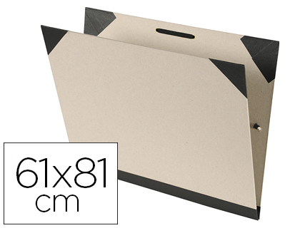 PASTA DE DESENHO CANSON BRUT 61X81 CM COM ELASTICOS COR CINZA