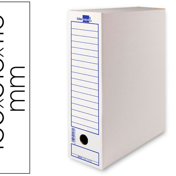 CAIXA PARA ARQUIVO MORTO LIDERPAPEL FORMATO LISTAGENS COMPUTADOR