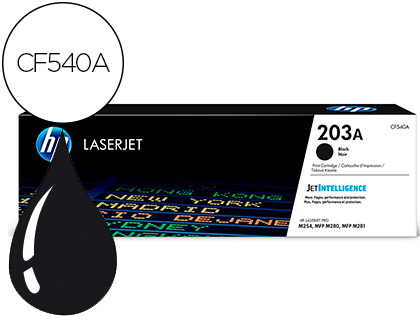 TONER HP 203A LASERJET PRO M254 / MFP M280 / MFP M281 PRETO 1400 PAG