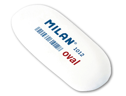 BORRACHA MILAN BRANCA 1012 MIGA DE PAO UNIDADE