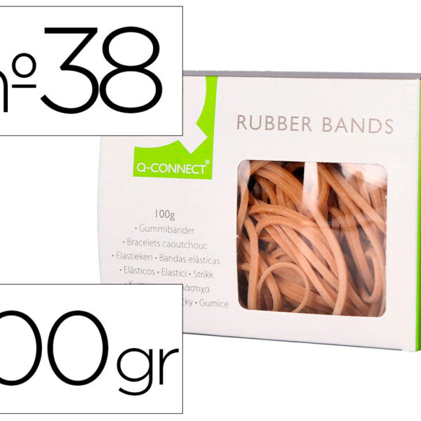ELASTICOS Q-CONNECT 100 GR NUMERO 15