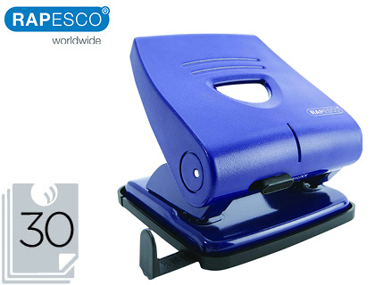 FURADOR RAPESCO 827-P AZUL 2 FUROS CAPACIDADE 30 FOLHAS