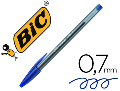 ESFEROGRAFICA BIC CRISTAL ULTRAFINE PONTA FORMA AGULHA 0,7 MM AZUL