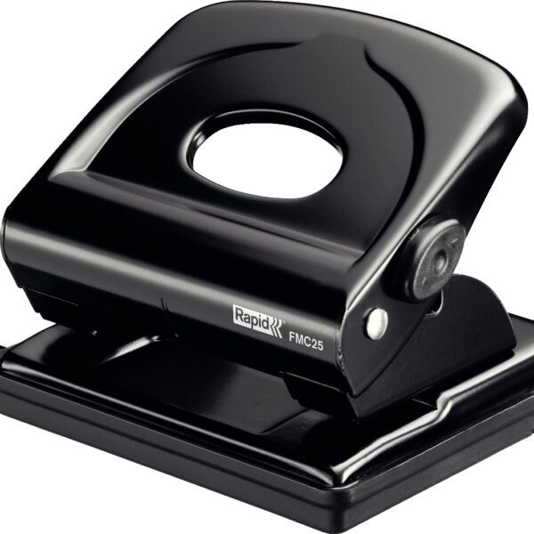 FURADOR RAPID FMC25 METALICO COR PRETA CAPACIDADE 25 FOLHAS