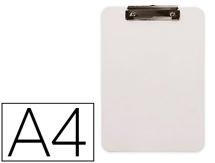 PORTA NOTAS Q-CONNECT PLASTICO DIN A4 BRANCO 2,5MM