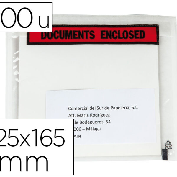 ENVELOPE AUTOADESIVO Q-CONNECT PORTA DOCUMENTOS MULTILINGUE 255X165 MM SEM JANELA PACK DE 1000 UNIDADES