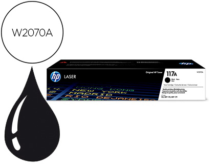 TONER HP 117A LASER COLOR 150A / 150NW / 178NW / 178NWG / 179FNW PRETO 1000 PAGINAS