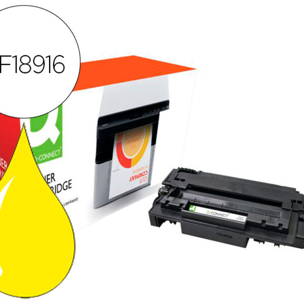 TONER COMPATIVEL Q-CONNECT CANON LBP710Y I-SENSYS LBP-710 / 712 AMARELO 10000 PAGINAS