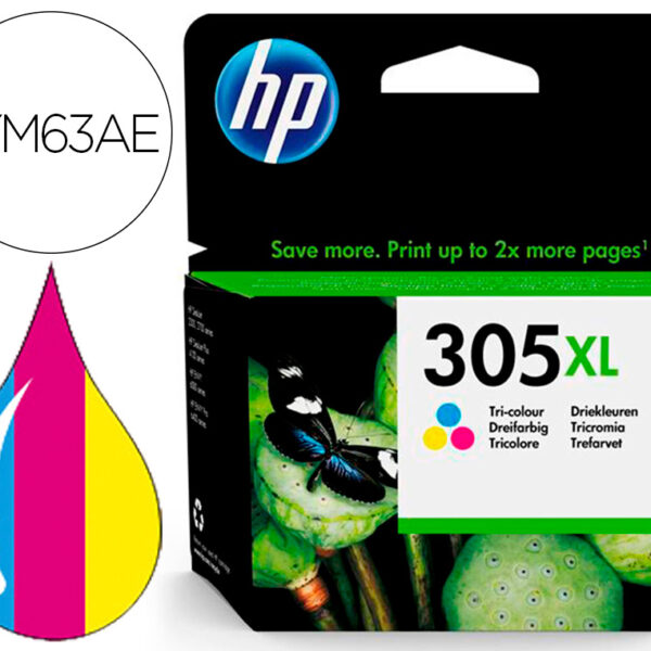 TINTEIRO HP 305 XL DESKJET 1210 / 1212 / 1255 / 2732 / 2752 / 4155 / 4158 ENVY 6020 / 6052 /6055 / 6420 TRICOLOR 200