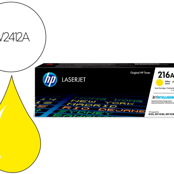 TONER HP 216A LASERJET PRO M155 / MFP M182N /MFP M183FW AMARELO 850 PAGINAS