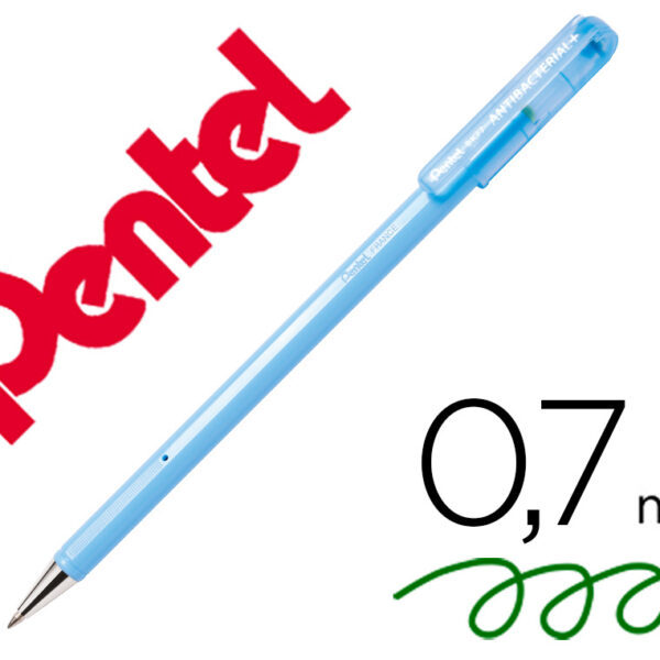 ESFEROGRAFICA PENTEL BK77 ANTIBACTERIAL VERDE