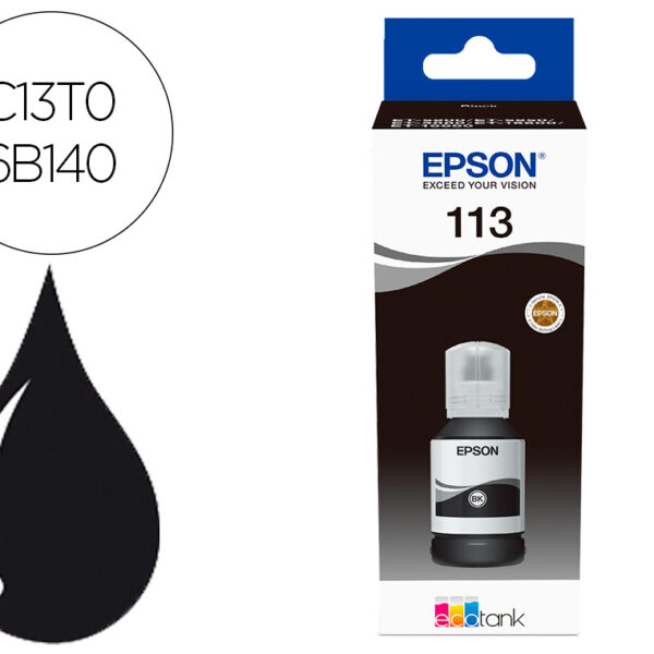 TINTEIRO EPSON ECOTANK 113 SERIES PRETO