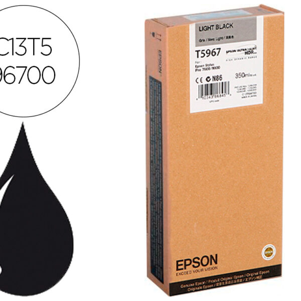 TINTEIRO EPSON GF STYLUS PHOTO 7900/9900 CINZA