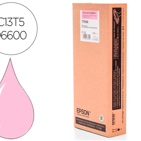TINTEIRO EPSON GF STYLUS PHOTO 7900/9900 MAGENTA VIVO CLARO