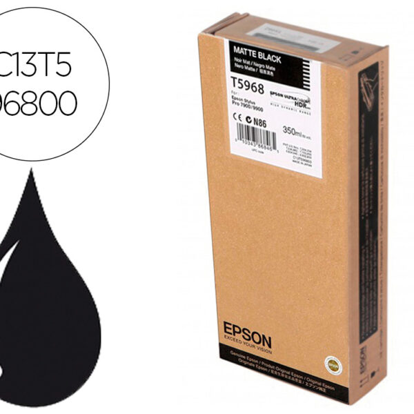 TINTEIRO EPSON GF STYLUS PHOTO 7900/9900 PRETO MATE