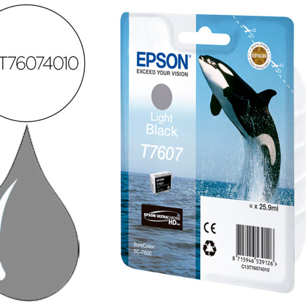 TINTEIRO EPSON SURECOLOR SC-P600 CINZA