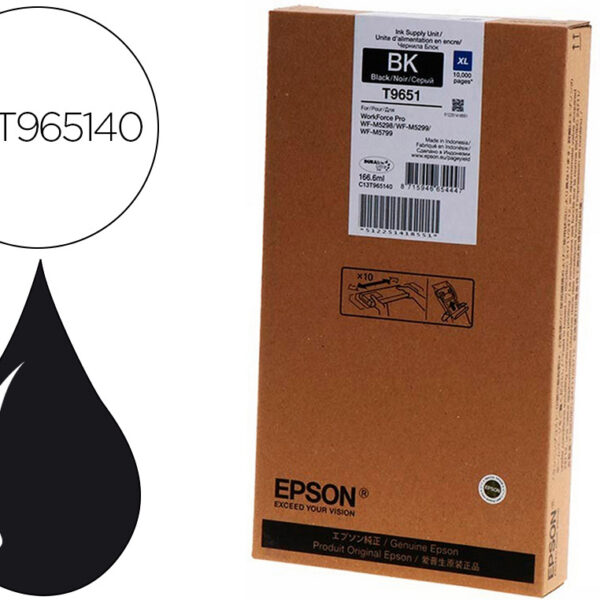TINTEIRO EPSON WF-M52XX/57XX SERIES XL PRETO