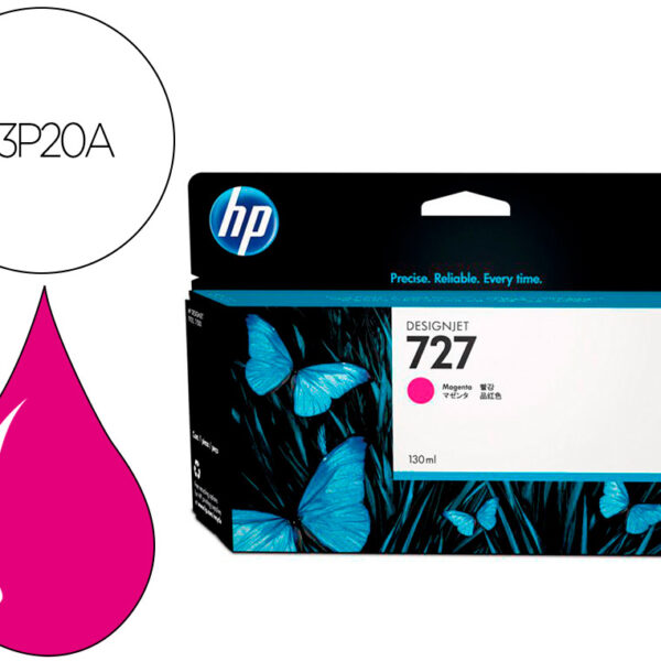 TINTEIRO HP DESIGNJET T920/T1500 N 727 MAGENTA ALTA/1000 PAGINAS
