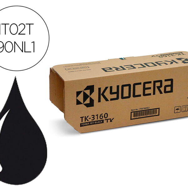 TONER KYOCERA ECOSYS P3045DN PRETO TK-3160