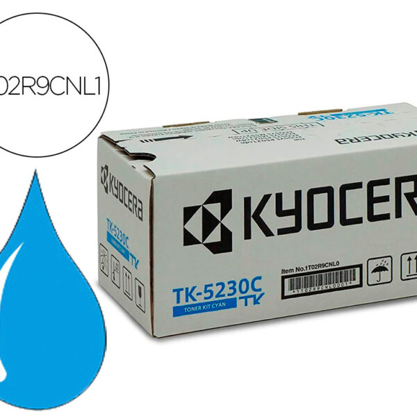 TONER KYOCERA MITA TK-5220C CIAN ECOSYS M5521CDW, ECOSYS M5521CDN 1200 PAG
