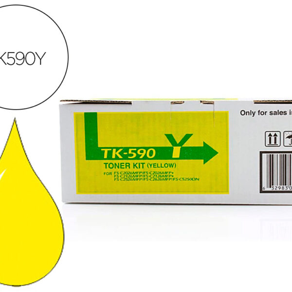 TONER KYOCERA -MITA AMARELO TK590Y