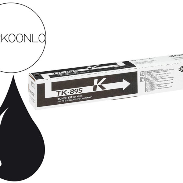 TONER KYOCERA MITA FSC-/8020MCP / 8025MCP / C8520 / C8525 LASER PRETO TK895K