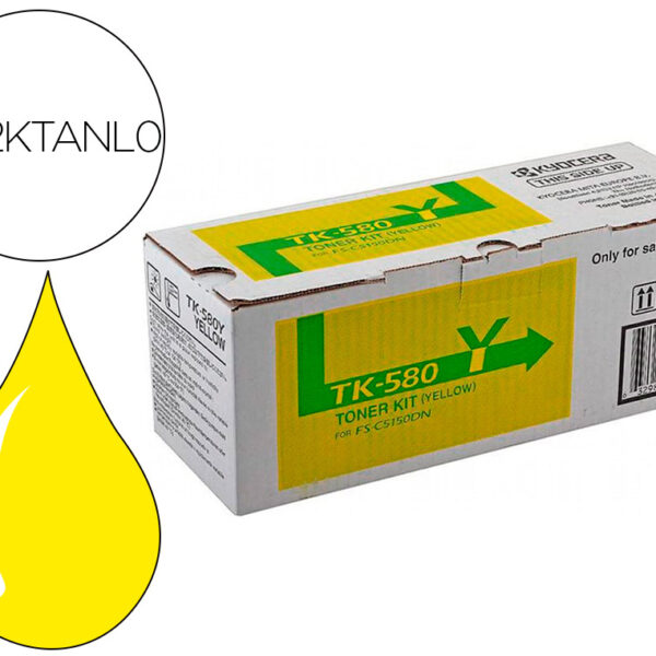 TONER KYOCERA -MITA FS-C5150DN P6021CDN AMARELO TK-580Y
