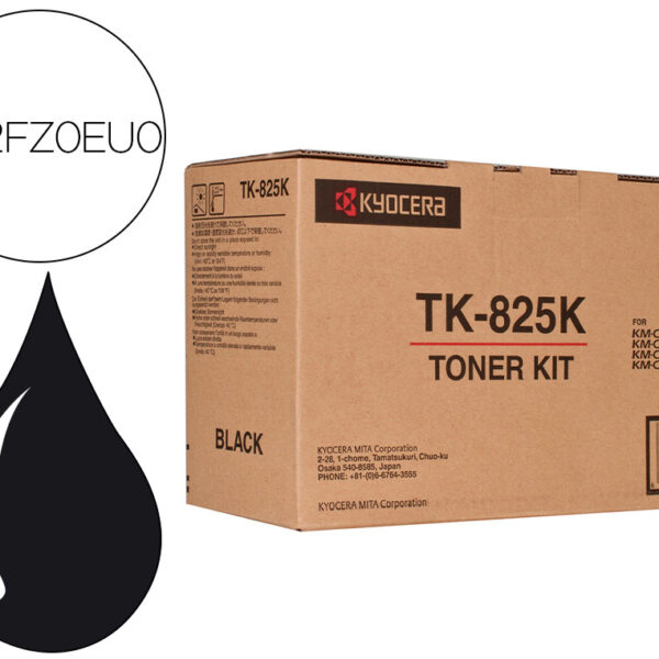 TONER KYOCERA -MITA KM-C2520 / 3225 / 3232 TK825K PRETO