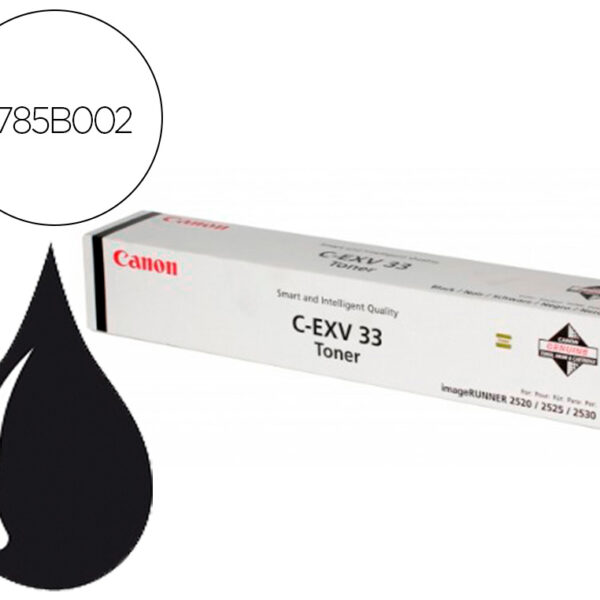 TONER CANON EXV33 IR2520 IR2525 IR2530 PRETO
