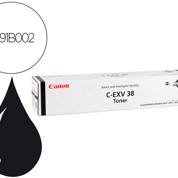 TONER CANON EXV38 IR4045IR4051 PRETO