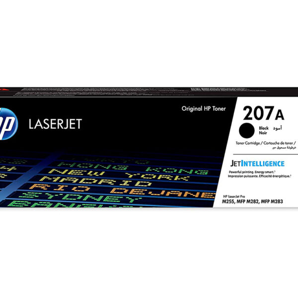 TONER HP 207A LASERJET M255 / MFP M282/ MFP M283 PRETO 1350 PAGINAS