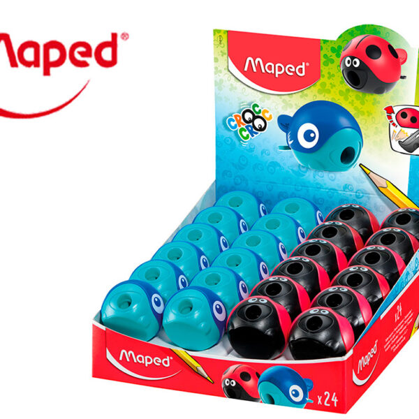 APARA LAPIS PLASTICO MAPED CROC CROC EASY 1 USO COM DEPOSITO
