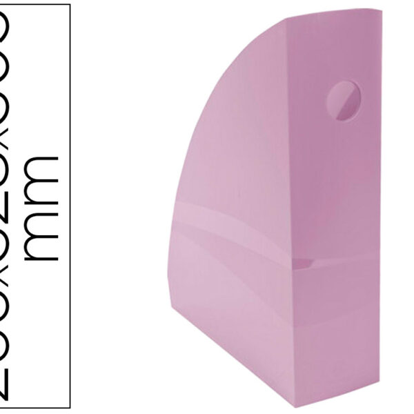 PORTA REVISTAS EXACOMPTA AQUAREL MAG-CUBE MALVA PASTEL