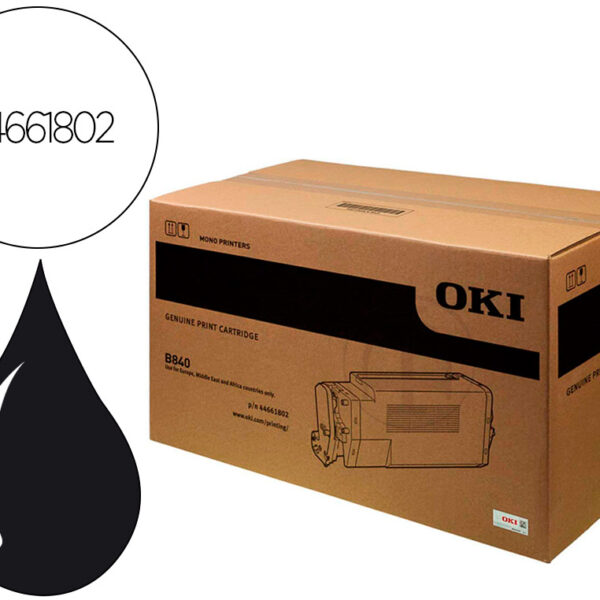 TONER OKI LASER SERIE B840 PRETO 20000 PAGINAS