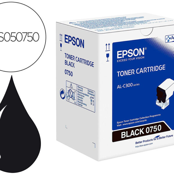 TONER EPSON C13S050750 PRETO 7300 PAGINAS