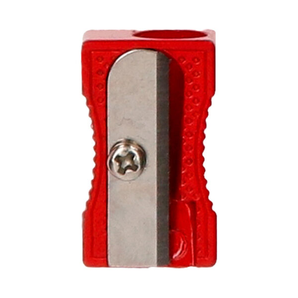 APARA LAPIS LIDERPAPEL METALICO 1 USO COR VERMELHO