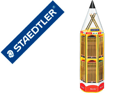 LAPIS DE GRAFITE STAEDTLER NORIS 120 EXPOSITOR GIRATORIO FORMA LAPIS DE 48 DUZIAS GRADUACOES SORTIDAS