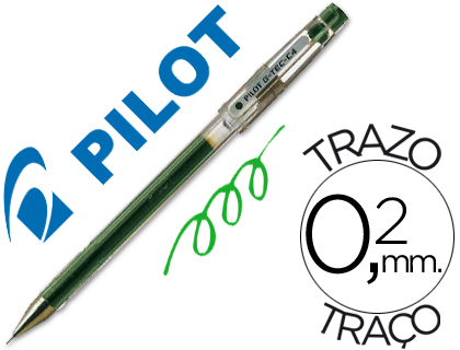 ESFEROGRAFICA PILOT PONTA FINA G-TEC-C4 VERDE