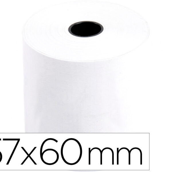 ROLO TERMICO PARA IMPRESSORA 57X60X11 MM 58 GR
